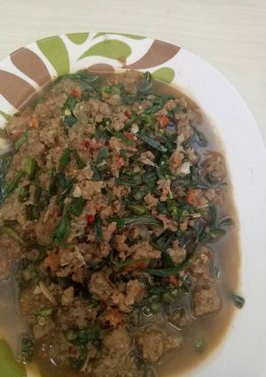 Foto resep Genjer tauco oncom