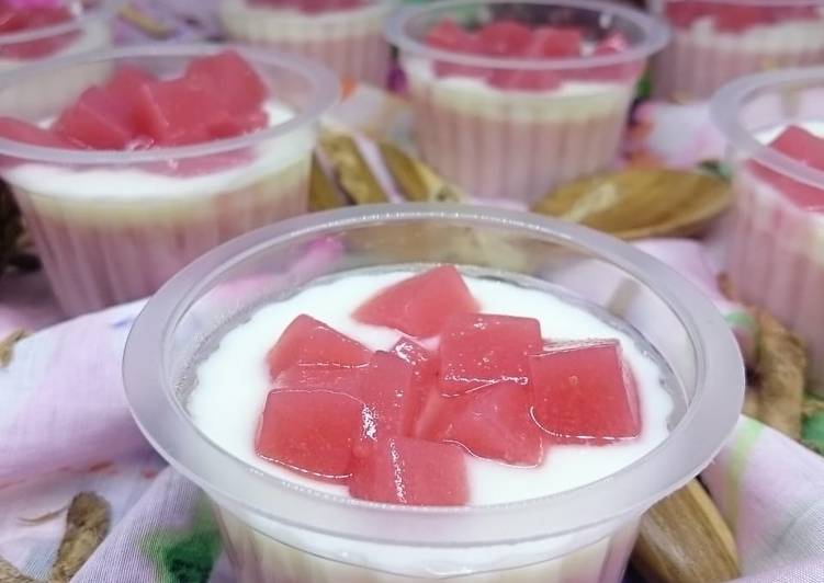 67. Silky puding jambu merah