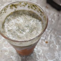 A picture of Sattu Drink namkeen.