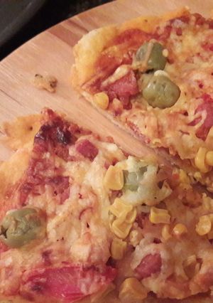 Gluténmentes pizza recept fotója