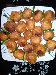 Yam balls ainihin hoton girkin