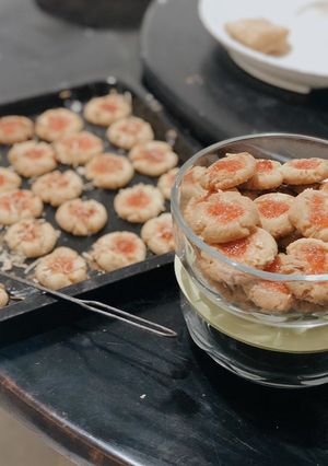 Foto resep Strawberry thumbprint cookies🍓