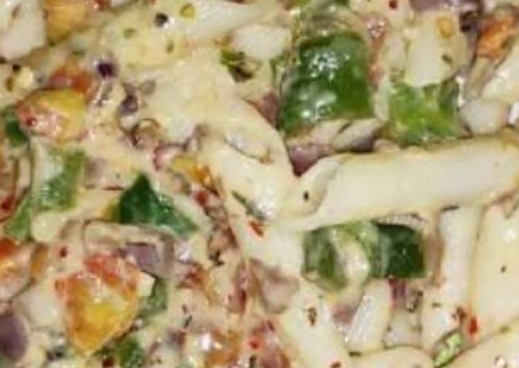 Recipe of Homemade White Sauce Pasta