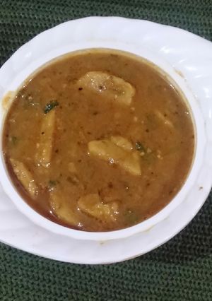 गट्टे की सब्जी (gatte ki sabzi recipe in Hindi) रेसिपी मुख्य फोटो
