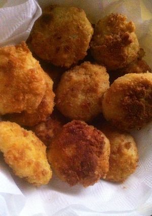 Una foto de Croquetas de papa a lo catracho