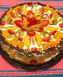 TROPICAKE! Pastel de frutas tropicales 🍓🥝🍎🍇