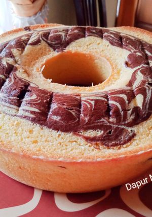 Foto resep Marble cake lembut no mixer