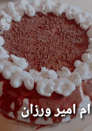 صورة لوصفة كيكة بجينواز سهل وبمقادير مضبوطة 😍😍