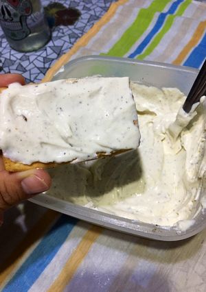 Una foto de Queso crema casero