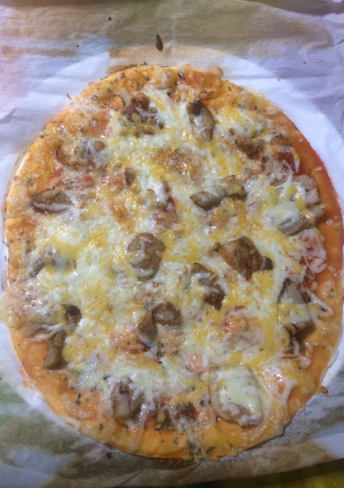 Una foto de Pizza de kebab