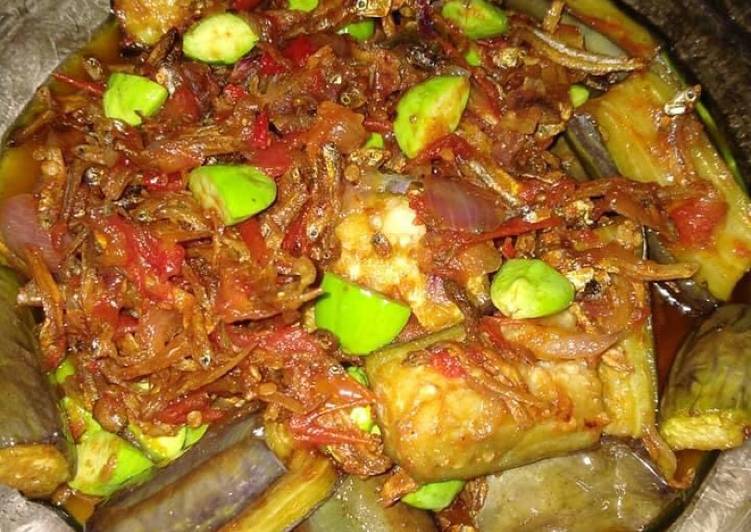 makanan 🌸Sambel Teri + terong + pete🌸 Jadi, Lezat