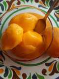 Nieve de mango fácil, sin lácteos