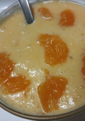 आँरेंज वनीला स्मूदी(orange vanilla smoothie recipe in hindi) रेसिपी मुख्य फोटो