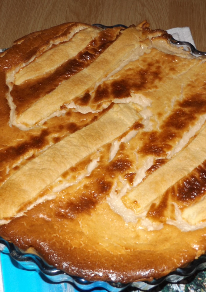 Una foto de Tarta rústica de ricota y mascarpone