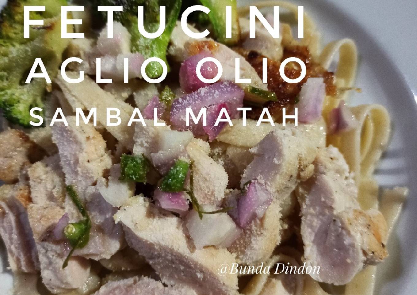Resep Fetucini Aglio Olio sambal matah, Menggugah Selera