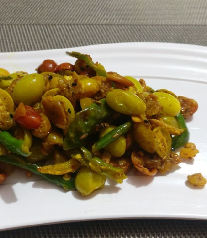 A picture of Karonde ki sabji.