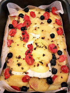 Foto di Baccalà al forno con patate e pomodori