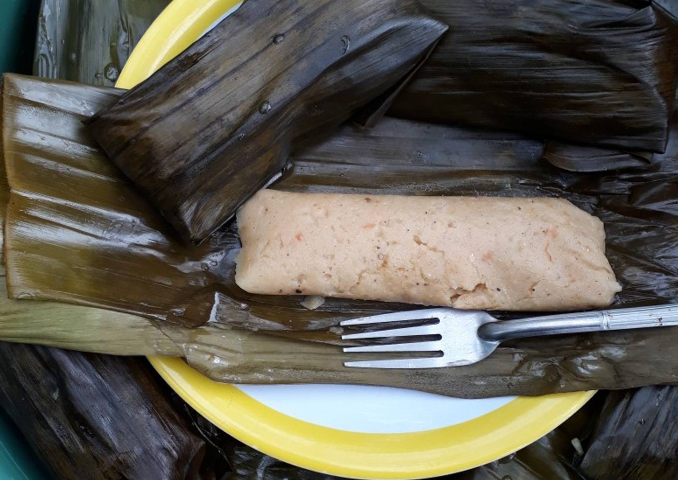 Tamales de pollo...🇸🇻