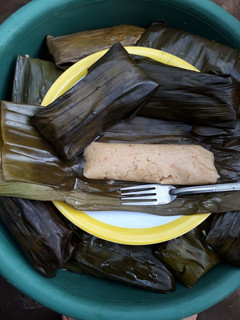 Una foto de Tamales de pollo...🇸🇻
