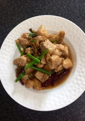A picture of Pork rice wine stew.