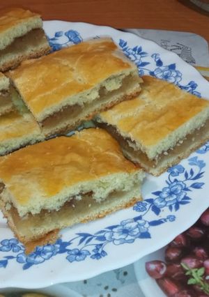 Almás lepény recept fotója