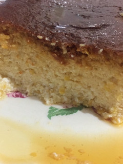 Una foto de Flan de elote