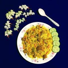 A picture of Soya Biryani.