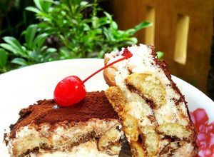 Foto resep Tiramisu Egg Drops 15menitan Aja.No Telur,no Ribet2an #Dijamin