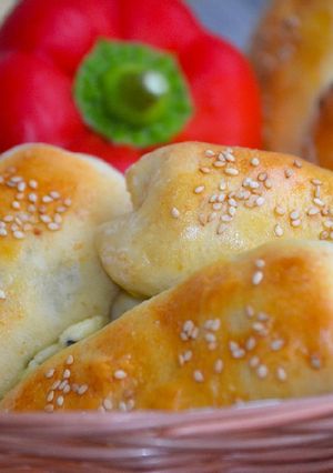 صورة لوصفة لفائف الجبن الهشة