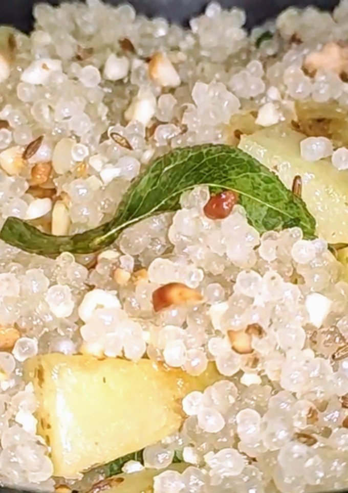 A picture of Sabudana Khichdi.