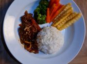Gambar lidah sapi brokoli