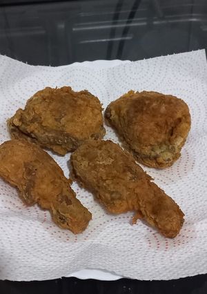 A picture of Coated chicken.