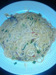 A picture of Jollof Spaghetti.