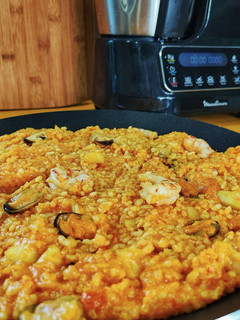 Una foto de Arroz con marisco rápido en Moulinex Clickchef