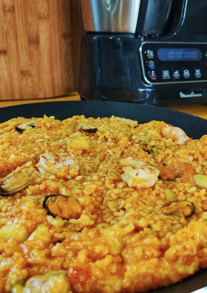 Una foto de Arroz con marisco rápido en Moulinex Clickchef