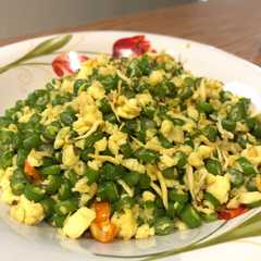 Buncis telur teri medan রেসিপির প্রধান ছবি