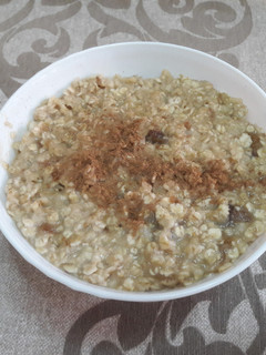 Una foto de Gachas de dátiles sin gluten veganas