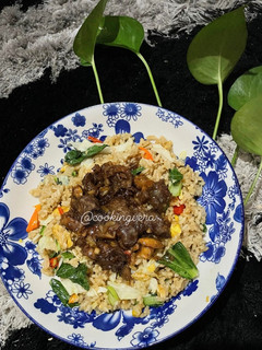 Foto resep Nasi Goreng Gila Topping Ati Ampela Ayam
