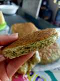 Pan de brocoli esponjoso