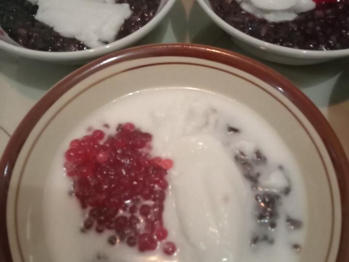 Resep Bubur 3 Warna (Ketan Hitam, Mutiara dan Sumsum) Untuk Jualan