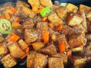 Crispy Tofu Sisig
