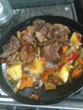 Arañita con verduras a la bolsa