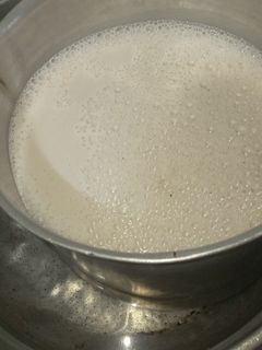 Una foto de Leche de coco hecho en casa
