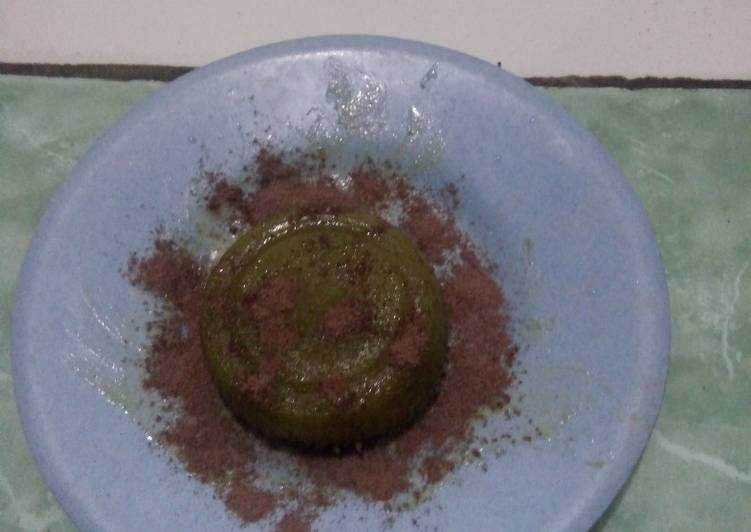 Bahan Menyiapkan Greentea lava cake yang enak