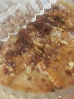 صورة لوصفة حلى السنافر بالبسكويت بطريقتي