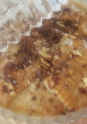 صورة لوصفة حلى السنافر بالبسكويت بطريقتي