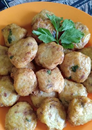 Foto resep Perkedel kentang kornet keju