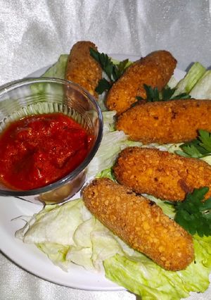 Una foto de Croquetas de jamón serrano