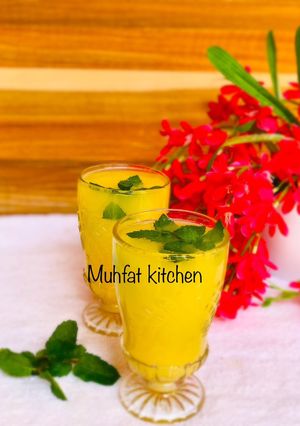 Lemun Abarba(pineapple juice) ainihin hoton girkin