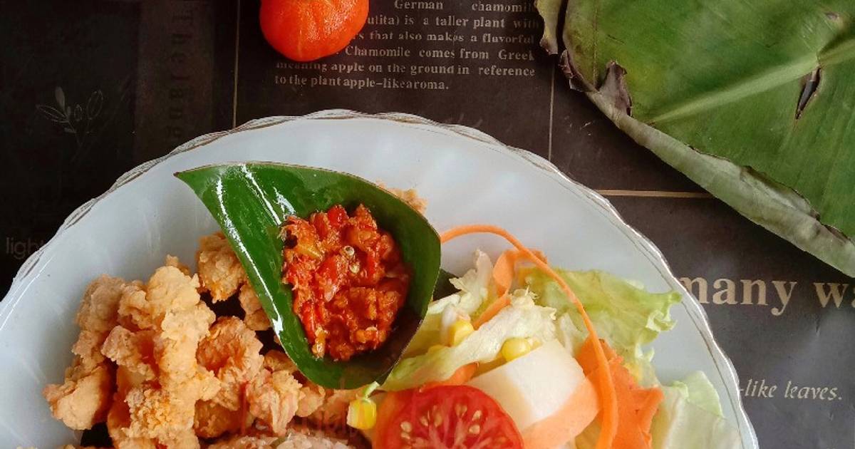 Resep Nasi Daun Jeruk Dan Ayam Crispy Oleh Manda Evie Cookpad